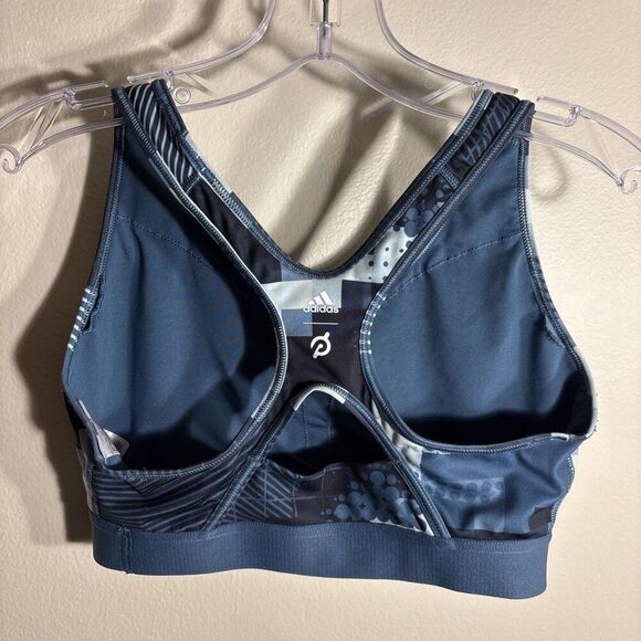 Adidas x Peloton Digi Motion HEAT.RDY Sport Bra Women's Size Medium Activewear - Picture 7 of 16